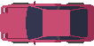 Topdown asset of a fictional car Raven Itsuwa NF89 from raesonic.world